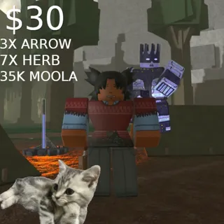 bridger: WESTERN I WHITE SNAKE  ACC 3X ARROW  7X HERB 35K MOOLA