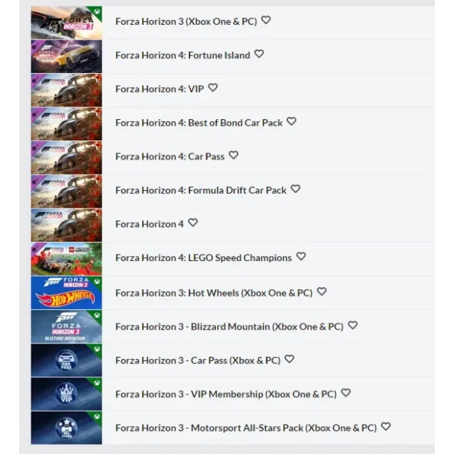 รายการภาพถ่าย