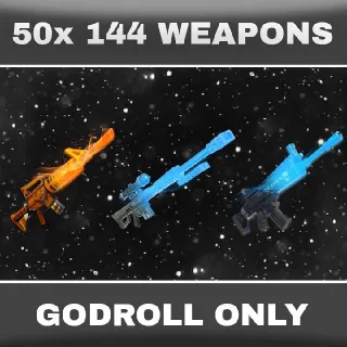 50x 144 Weapons