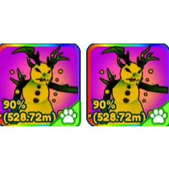 10x rainbow evil snowman | tap simular