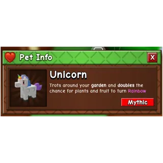 Unicorn | GAG2 | Grow a Garden 2
