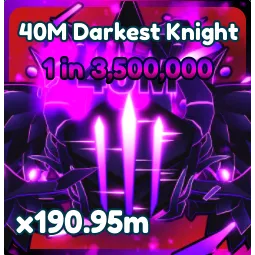 40M Darkest night | tap simulator | 200mil at max!