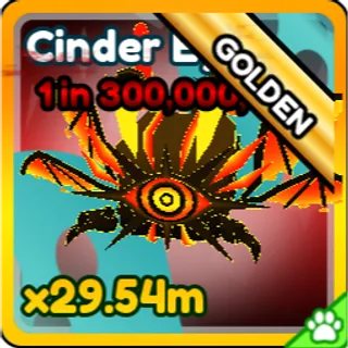 Shiny Golden cinder eye 28M base stats (1 in 300M) | tap simulator reborn