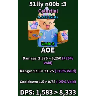Void Celestial silly noob | slop tower defense
