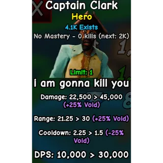 Void captain clark | SLOP TOWER DEFENSE