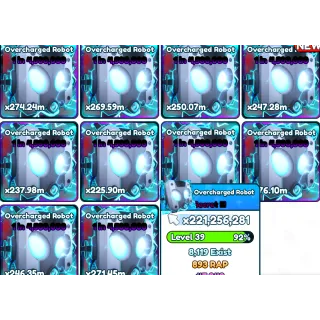 10 overcharged robots | tap simulator