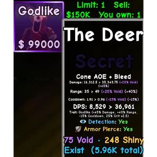 Void the deer | slop tower defense