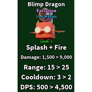 Blimp dragon | slop tower defense
