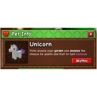 Unicorn | GAG2 | Grow a Garden 2