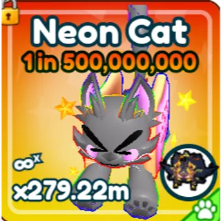Neon cat  | tap simulator reborn