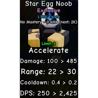 star egg noob | slop tower defense