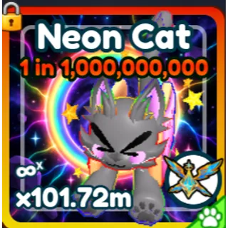 Neon cat 125% of your best pet | tap simulator reborn