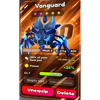 Top 250 pet vanguard | tap simulator reborn