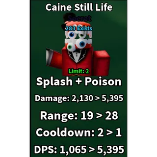 Secret caine still life | slop tower defense