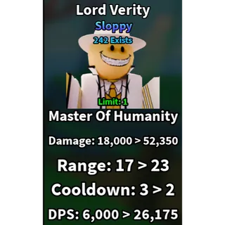 Lord Verity | SLOPPY | slop tower defense