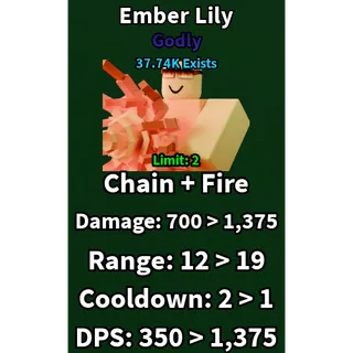 Ember lily | slop tower defense