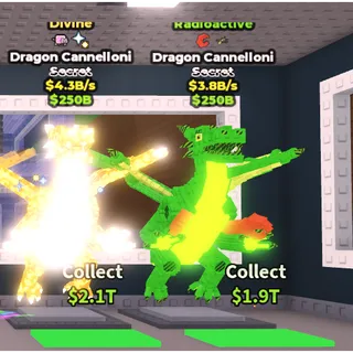 divine and radioactive dragon cannelloni | steal a brainrot | sab