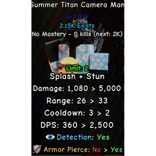 summer titan cameraman | SLOP TOWER DEFENSE