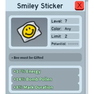 Bee Swarm Simulator | Smiley Sticker