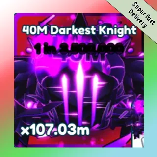 40M Darkest Knight | tap simulator