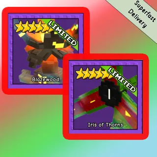 Iris of Thorns & Blazewood - Garden Tower Defense