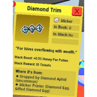 Bee Swarm Simulator | Diamond Trim