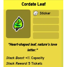 Bee Swarm Simulator | Cordate Leaf