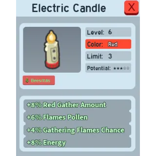 Bee Swarm Simulator | Electric candle