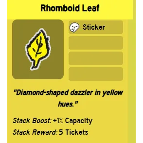 Bee Swarm Simulator | Rhomboid Leaf