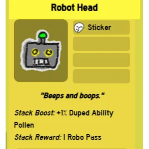 Bee Swarm Simulator | Robo Head