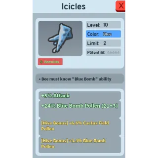 Bee Swarm Simulator |  Icicles