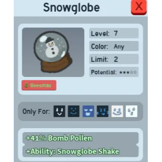 Bee Swarm Simulator | Snowglobe