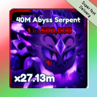 40M Abyss Serpent | tap simulator