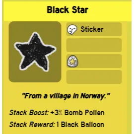 Bee Swarm Simulator | Black Star