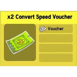 Bee Swarm Simulator | x2 Convert Speed Voucher