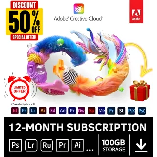 Adobe Creative Cloud 12 Months