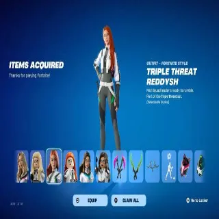 Triple Threat Bundle Code For Fortnite