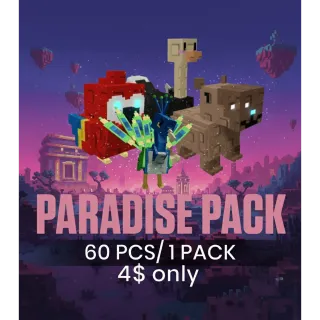 PARADISE EGG PACK/PETS 60PCS - 4$