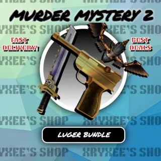 MM2 LUGER & CLOCKWORK BUNDLE