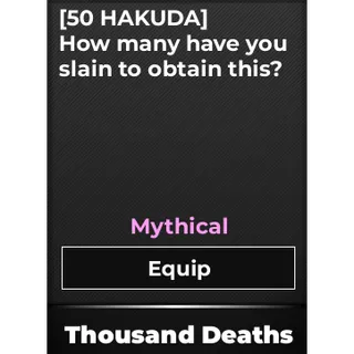 Thousand Deaths Type Soul