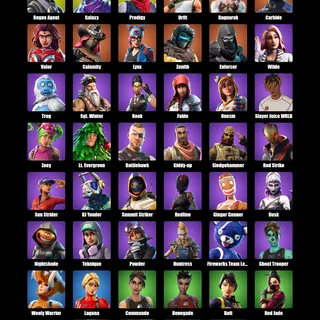 Fortnite Account 46 Skins: Rogue Agent | Galaxy | Prodigy | Drift | Ragnarok | Carbide | Valor | Calamity | Lynx | Zenith...