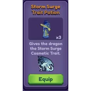 Storm Surge trait Potions | Dragon Adventures