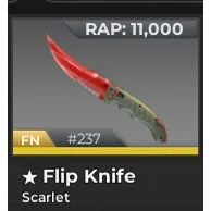 Flip Knife Scarlet | Bloxstrike