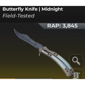 butterfly knife midnight | Bloxstrike