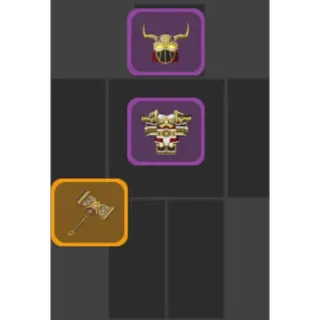 Purple Valhalla warrior set + Gungnir (Level 186) | Dungeon Quest Reborn DQR