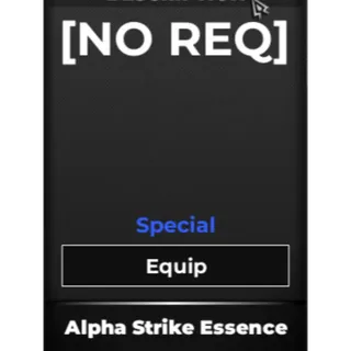 Alpha Strike essence | Type://soul