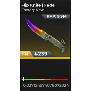 Flip knife Fade | Bloxstrike