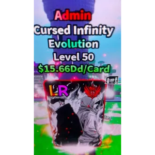 Admin Cursed infinity | anime card farm
