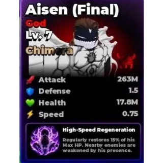 Aisen (Final) | Roll anime to fight