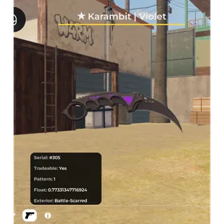 Karambit Violet| Bloxstrike